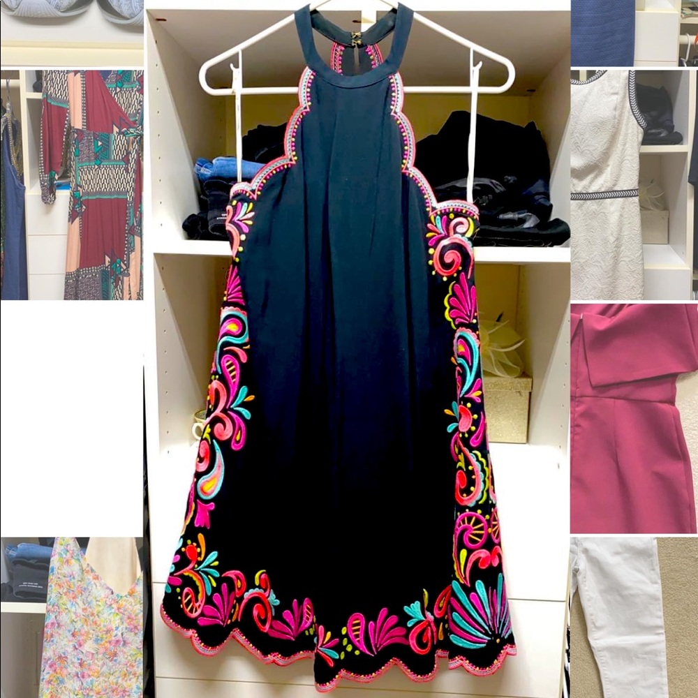 Lily Pulitzer XS embroidered dress
